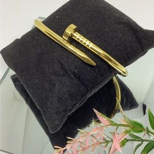 Gold Nail Design Bracelet